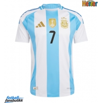 Argentina Rodrigo De Paul #7 Hjemmedrakt Copa America 2024 Kortermet